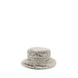 Dior Size 57 Oblique Small Brim Bucket Hat White/Gray Rovelle Bags