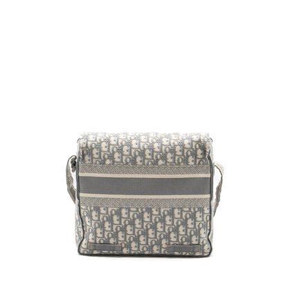 Dior Diorcamp Messenger Purse Oblique Embroidery Light Grey Rovelle Bags