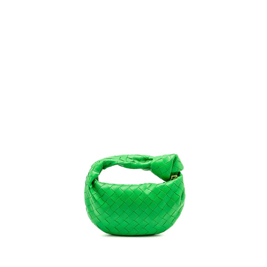 Bottega Veneta Mini Jodie Lambskin Green