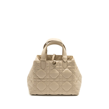 Dior Medium Dior Toujours Tote Purse Calfskin Powder Beige Rovelle Bags