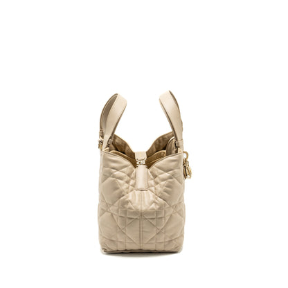 Dior Medium Dior Toujours Tote Purse Calfskin Powder Beige Rovelle Bags