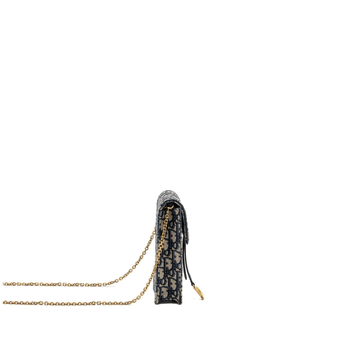 Dior Saddle Phone Pouch Dior Oblique Jacquard Blue Rovelle Bags