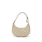 Celine Ava Purse Triomphe Canvas/ Calfskin White