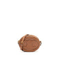 Celine Oval Purse Triomphe Smooth Calfskin Tan