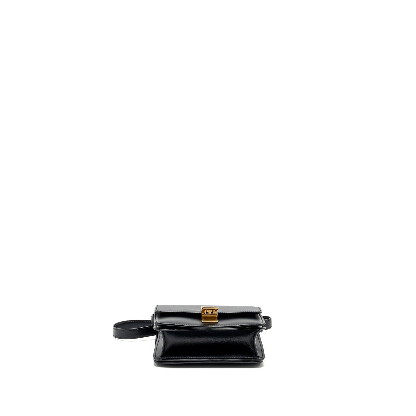 Celine Mini Classic Box Purse Calfskin Black