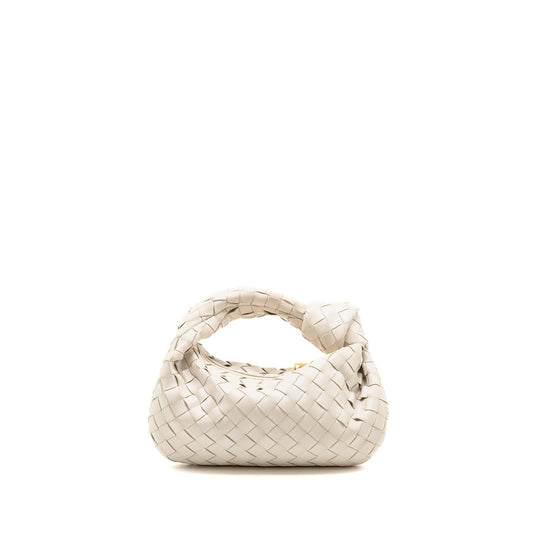 Bottega Veneta Mini Jodie lambskin white