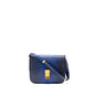 Luxury CELINE Medium Classic Box Bag Lizard Blue GHW