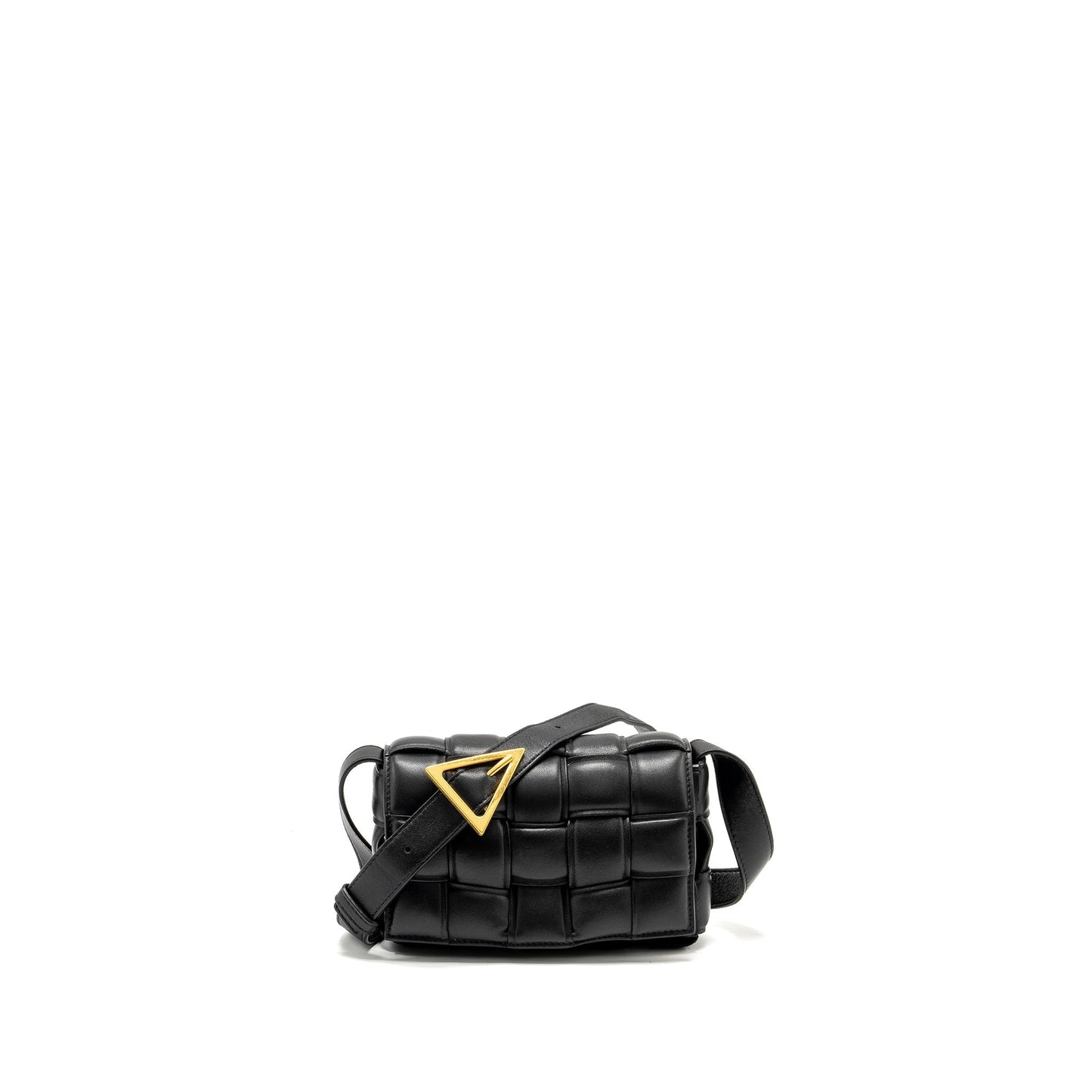 Bottega Veneta Small Padded Cassette Purse Lambskin Black
