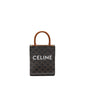 Luxury CELINE Mini Vertical Cabas Triomphe Canvas GHW