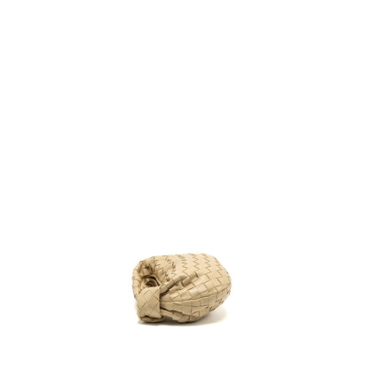 Bottega Veneta Mini Jodie Lambskin Beige