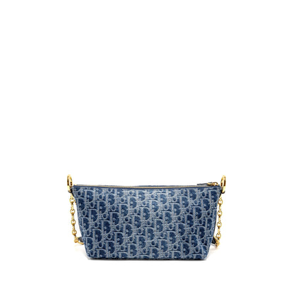 Dior DiorStar Oblique Hobo Purse Denim Blue Rovelle Bags