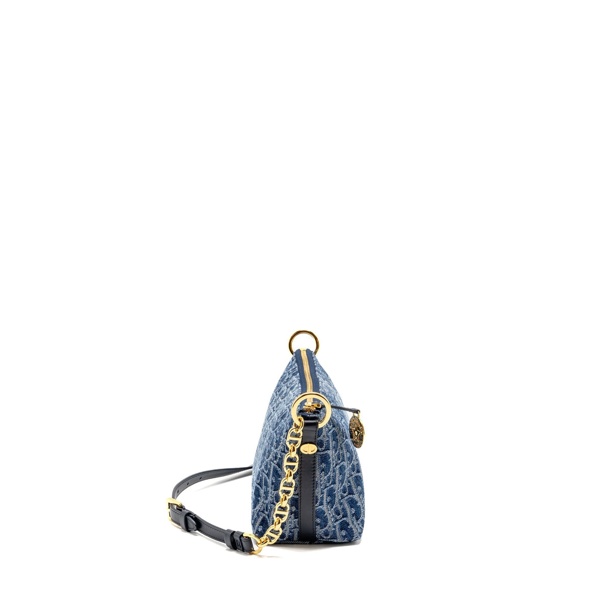 Dior DiorStar Oblique Hobo Purse Denim Blue Rovelle Bags