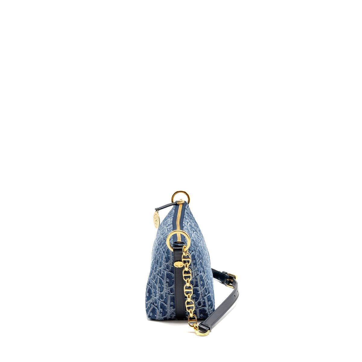 Dior DiorStar Oblique Hobo Purse Denim Blue Rovelle Bags