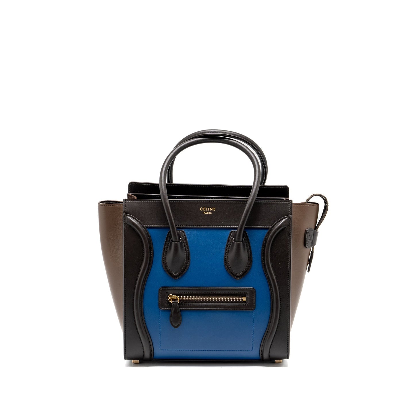 Celine Micro Luggage Purse Calfskin Multicolour