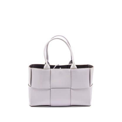 Bottega Veneta Small Arco Tote Purse Leather Light Purple