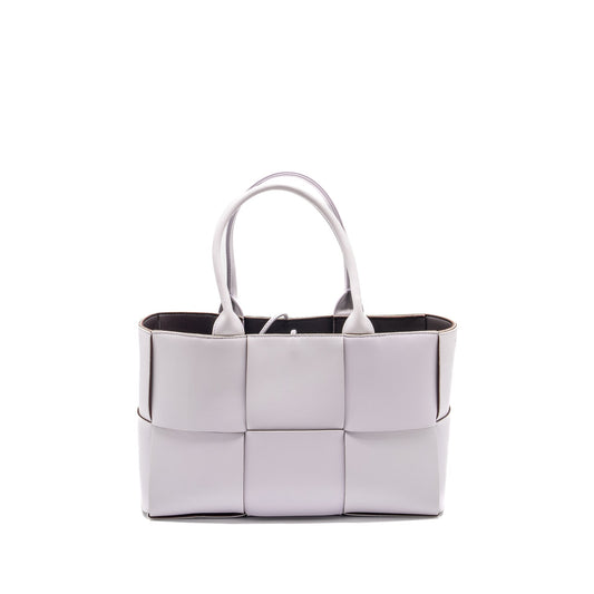 Bottega Veneta Small Arco Tote Purse Leather Light Purple