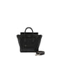Celine Nano Luggage Purse Calfskin Black