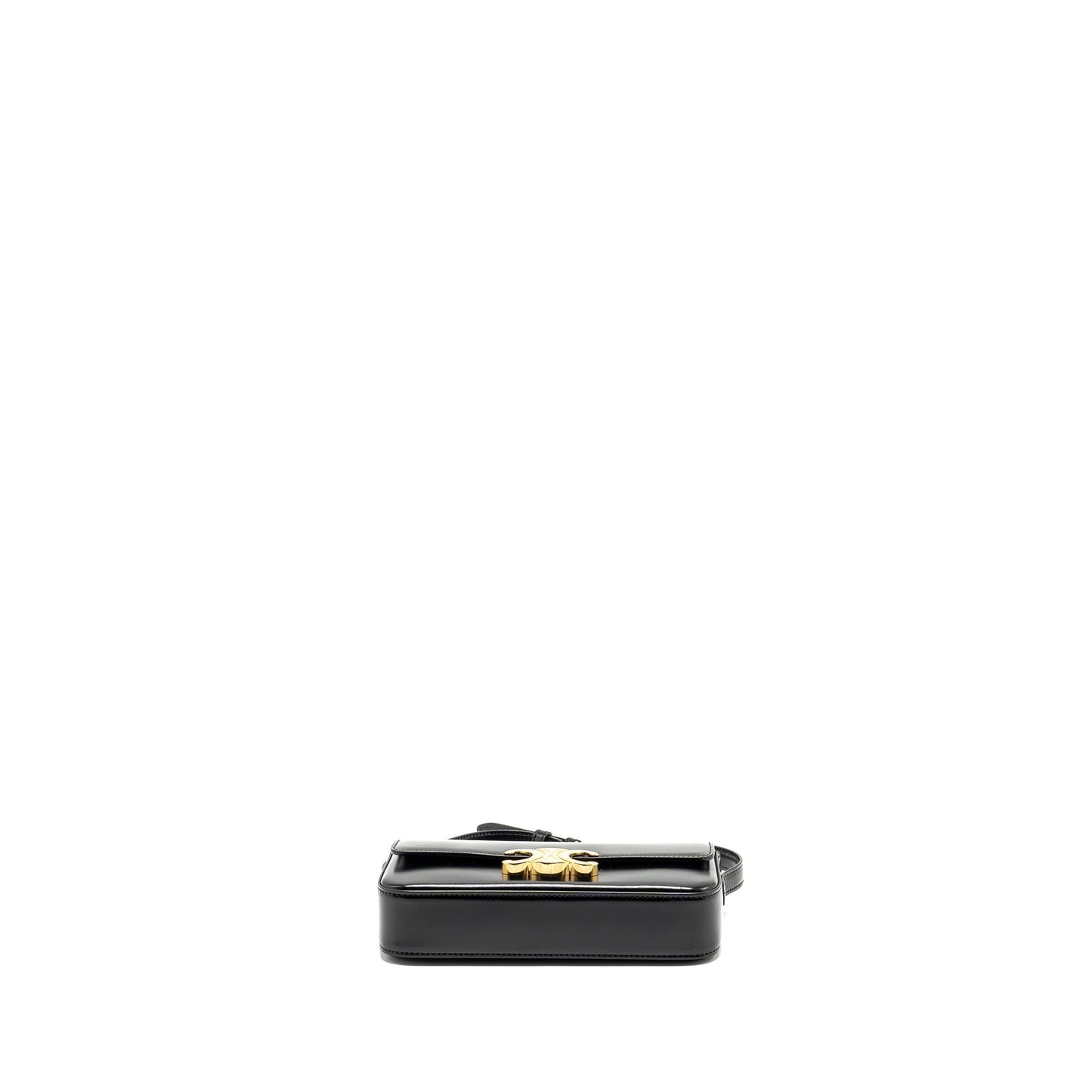 Celine Triomphe Mini Purse Calfskin Black