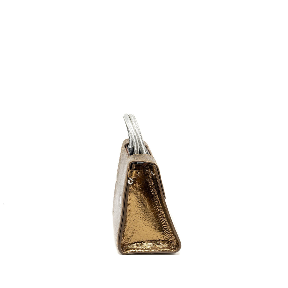 Dior Top Hanbdle tote Purse multicolour metallic bronze / silver Rovelle Bags