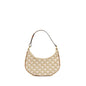 Celine Meduim Ava Purse Triomphe Canvas/Calfskin White/Brown