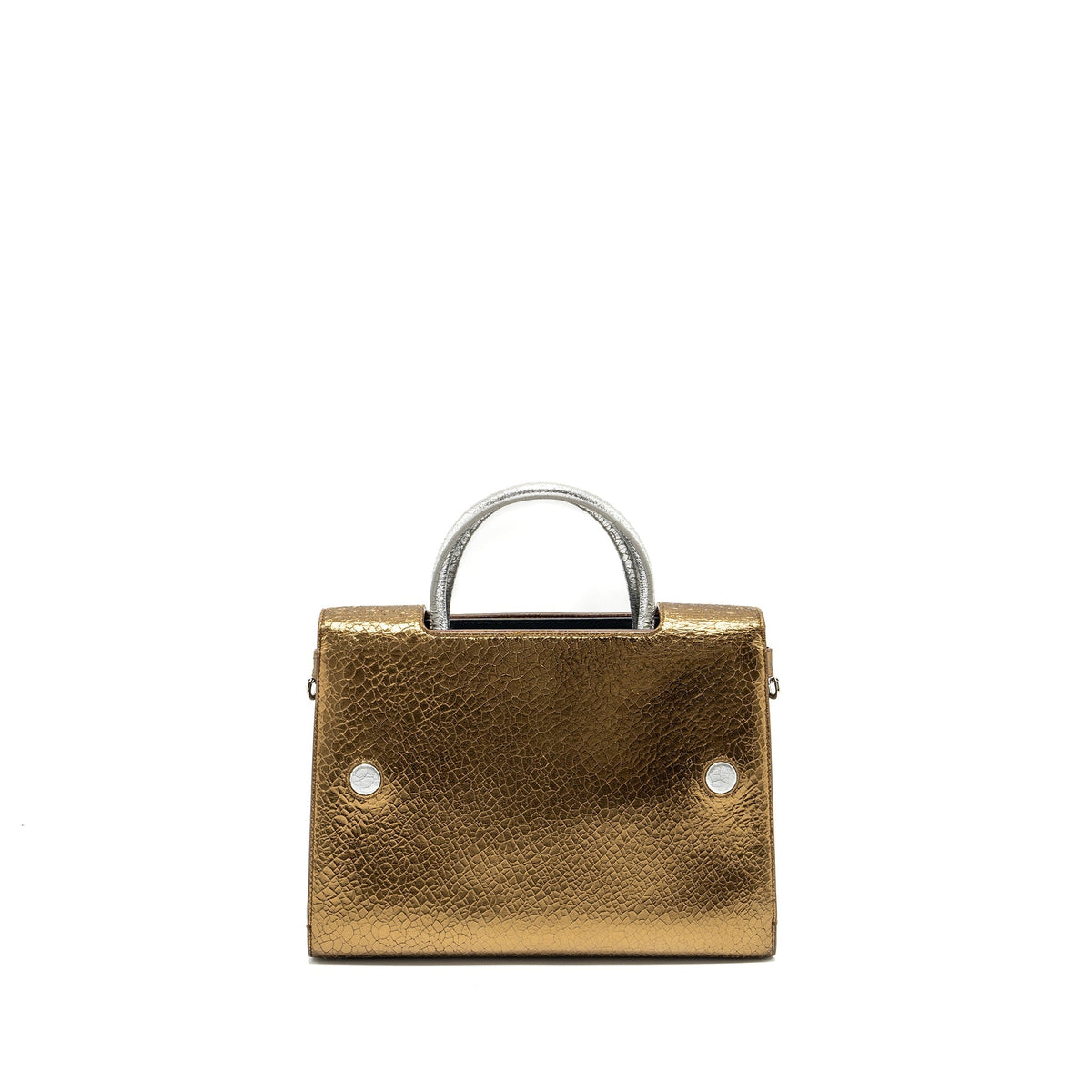 Dior Top Hanbdle tote Purse multicolour metallic bronze / silver Rovelle Bags
