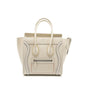 Celine Micro Luggage Purse Calfskin White