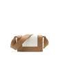 Celine Frame Purse Calfskin White/Brown