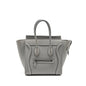 Celine Micro Luggage Purse Calfskin Light Grey
