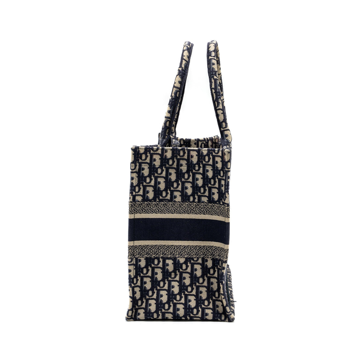 Dior medium book tote blue oblique emboidery Rovelle Bags