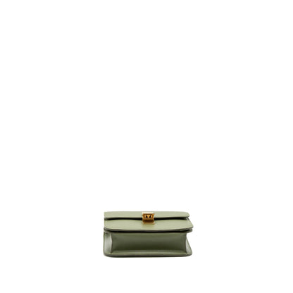 Celine Teen box Purse Calfskin Light Khaki
