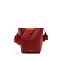 Celine Sangle Small Bucket Purse Grained Calfskin Red