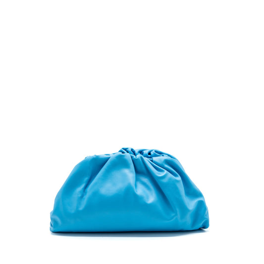 Bottega Veneta The Pouch Calfskin Blue