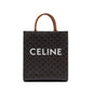 Luxury CELINE Vertical Cabas Triomphe Canvas/ Leather