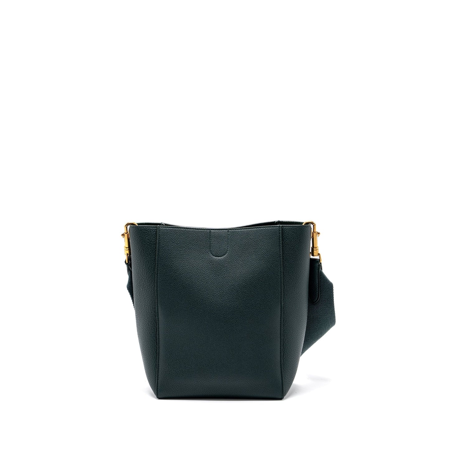 CELINE SMALL SANGLE BUCKET Purse CALFSKIN GREEN