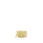 Celine Mini Claude Shiny Calfskin Light Yellow