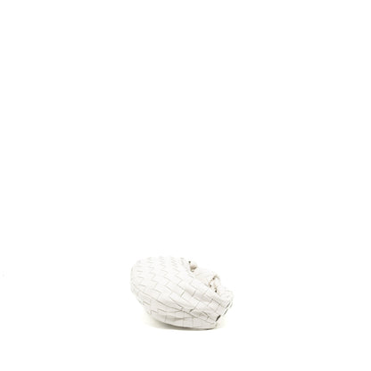 Bottega Veneta Mini Jodie lambskin white