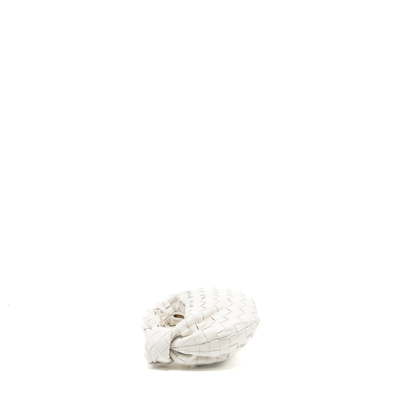 Bottega Veneta Mini Jodie lambskin white