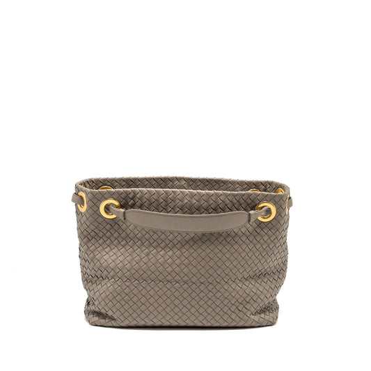 Bottega Veneta tote Purse lambskin grey