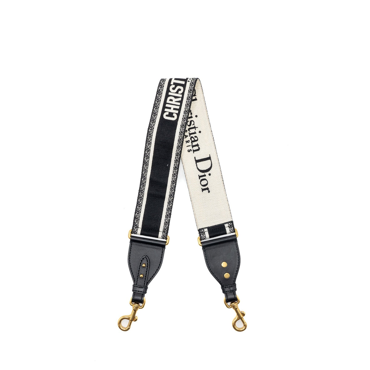 Dior Shoulder Strap Oblique Canvas Black Rovelle Bags