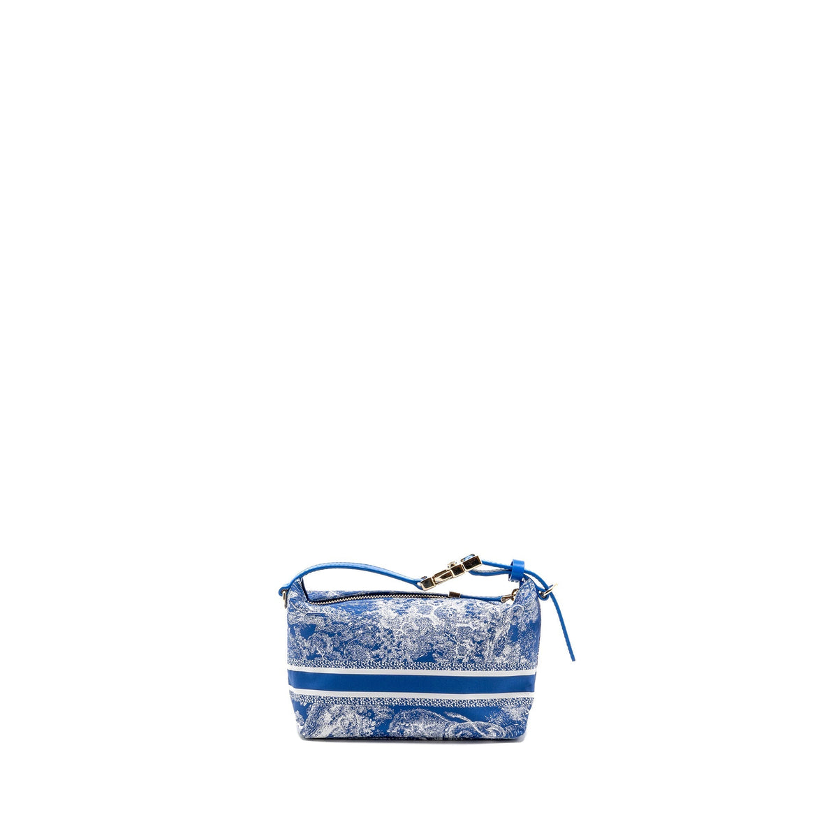 Dior Small Diortravel Nomad Pouch Technical Fabric Blue Rovelle Bags