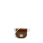 Celine Small Trotteur Purse Calfskin Brown/Multicolour