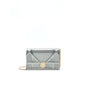 Dior Diorama Wallet on Chain Metallic Silver Rovelle Bags