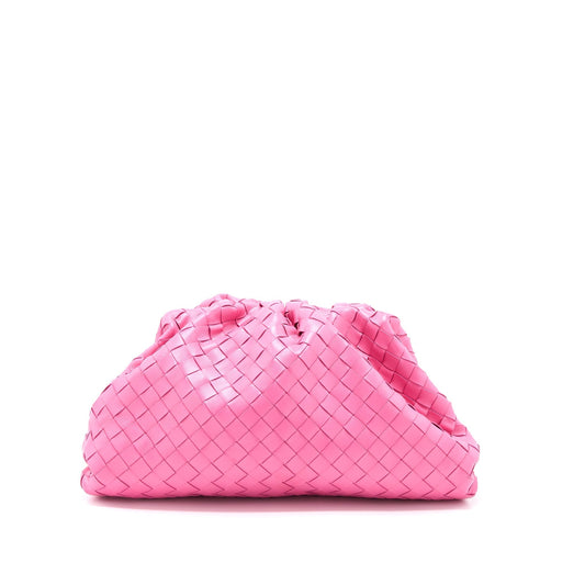 Bottega Veneta Clutch Interccato Pink