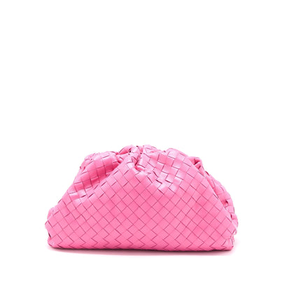 Bottega Veneta Clutch Interccato Pink