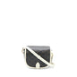 Celine Medium Folco Purse Triomphe Canvas/White