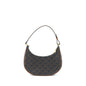 Celine Ava Purse in Triomphe Canvas/Calfskin Tan