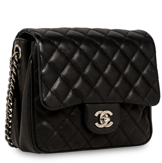 Chanel Quilted Caviar Shoulder Bag Rovelle Bags