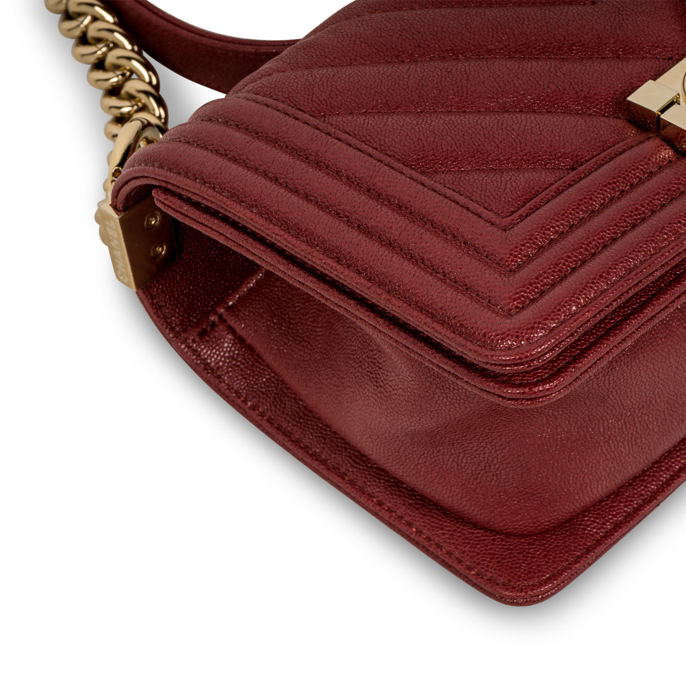 Chanel Boy Bag Leather Black Shoulder Bag Style 5 Rovelle Bags