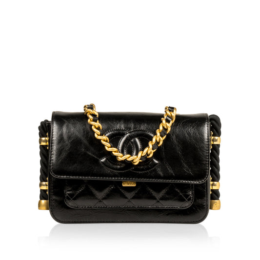 Chanel Timeless Quilted Black Shoulder Bag Rovelle Bags