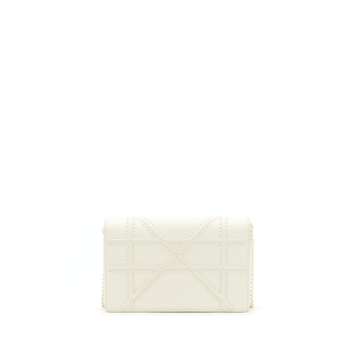 Dior Diorama Wallet On Chain White With White Hardware Rovelle Bags